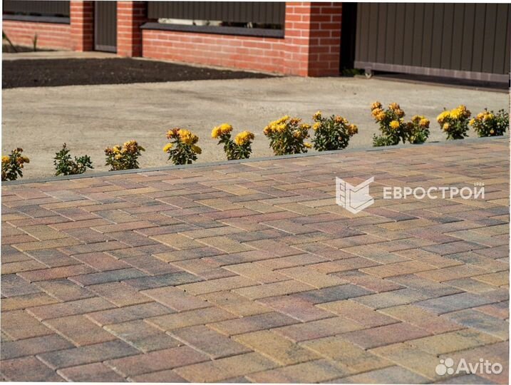 Тротуарная плитка с работой под ключ