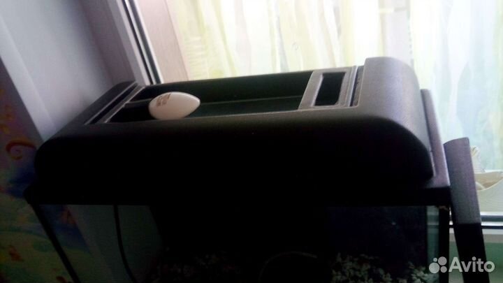 Аквариум с подсветкой,грунтом,фильтром