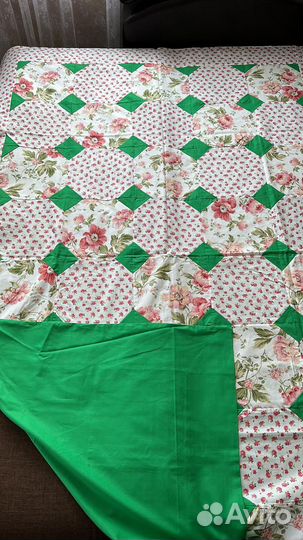 Лоскутное Одеяло покрывало пэчворк 150х200