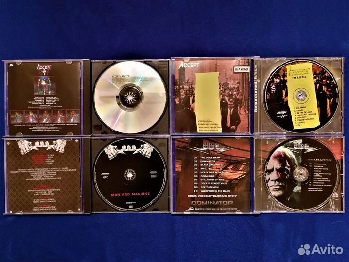 Компакт диски (CD). Аccept, UDO, DIO из коллекции
