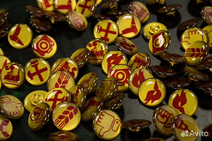 Значок студенческий (заливной) Путинный отряд