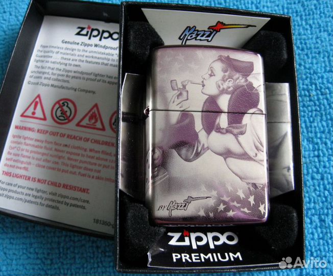 Зажигалка Zippo by Mazzi - Windy Girl & Car