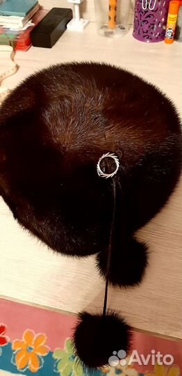 Шапка норковая женская