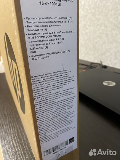 Ноутбук hp pavilion gaming 15