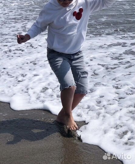 Шорты джинсовые рост 152 и худи Zara рост 140