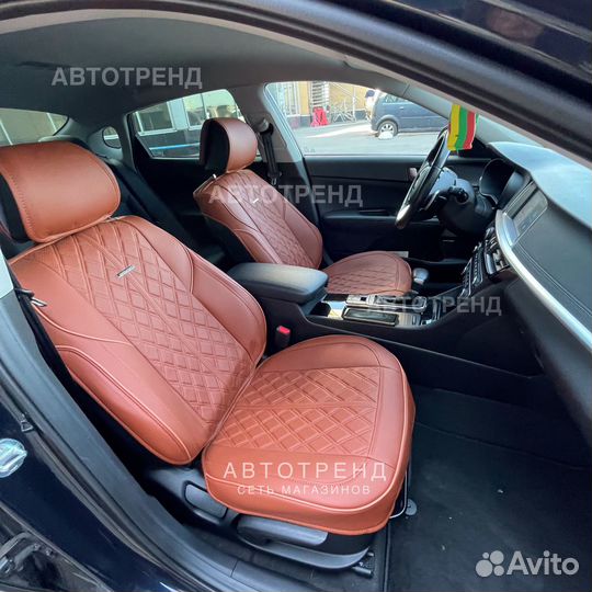 Чехлы на сиденья из экокожи