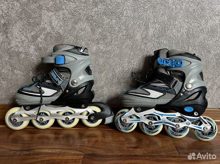 Роликовые коньки детские раздвижные р. 34-37