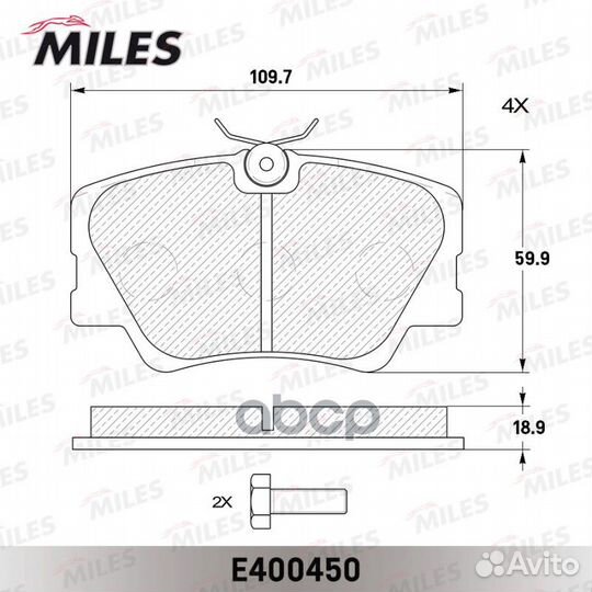 Колодки тормозные mercedes benz W201/W124 без