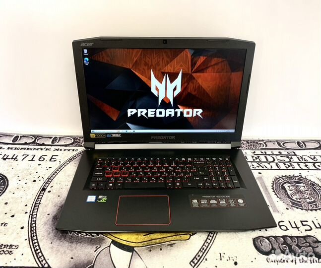 Игровой ноутбук Acer Predator GTX 1050TI 17.3