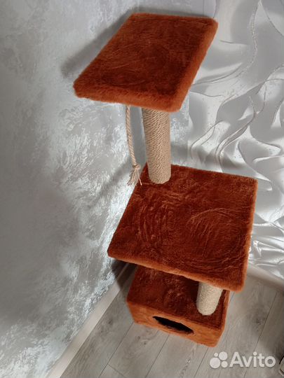 Домик для кошки с когтеточкой