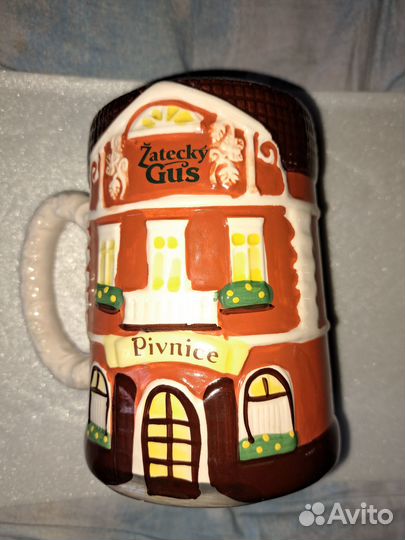 Кружка пивная керамическая Жатецкий гусь