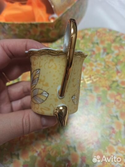 Сервиз кофейный из керамики на 6 персон