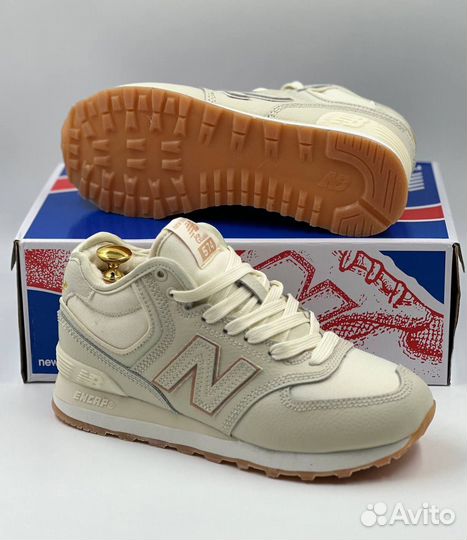 Кроссовки женские New Balance 574 с мехом