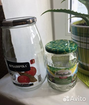Банки стеклянные