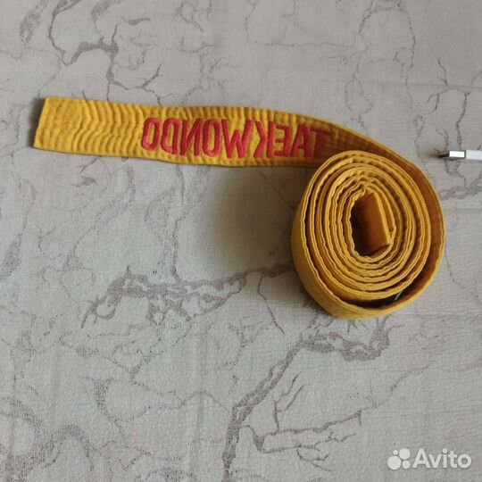 Желтый пояс тхэквондо