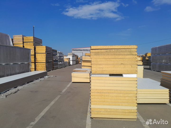 Сэндвич панели бу 20000 м2 в наличии