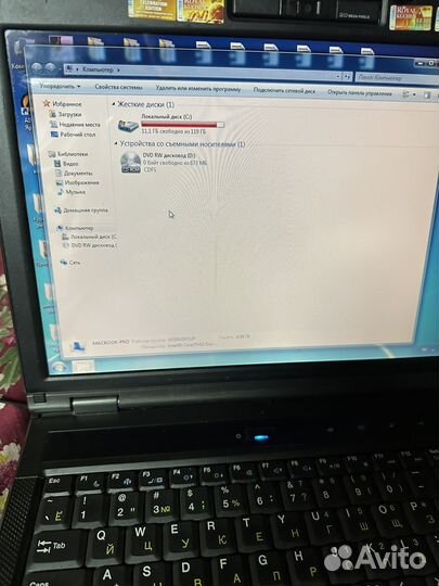 Ноутбук asus 6гб/500гб 4 х ядерный рабочий