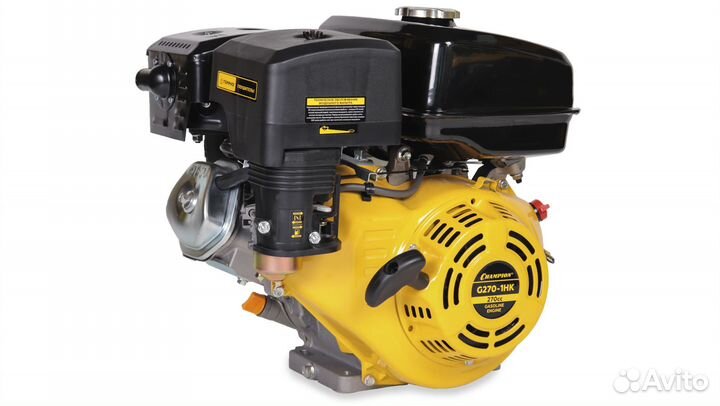 Двигатель champion 9 л.с. 270 см3 G270-1HK шпонка