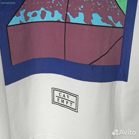 Лонгслив белый cavempt