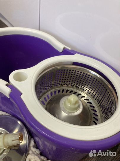 Швабра с ведром и отжимом бу