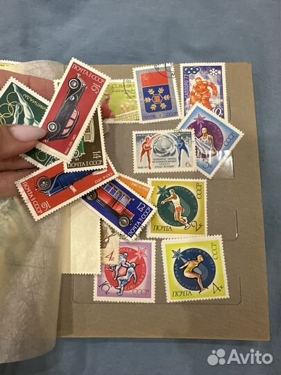 Почтовые марки СССР альбом и штучно