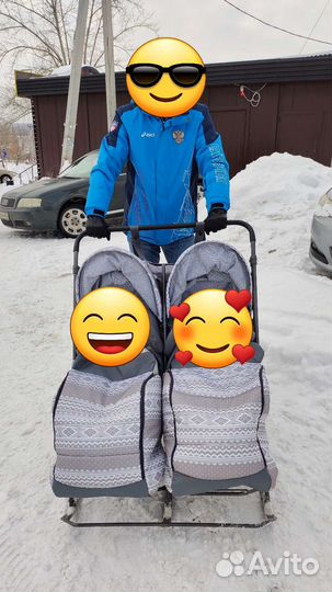 Санки для двойни
