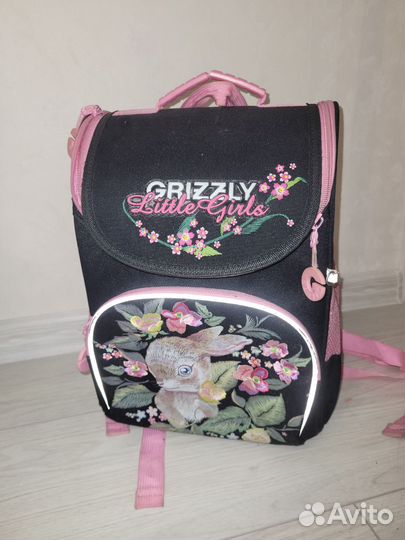 Рюкзак школьный для девочки grizzly