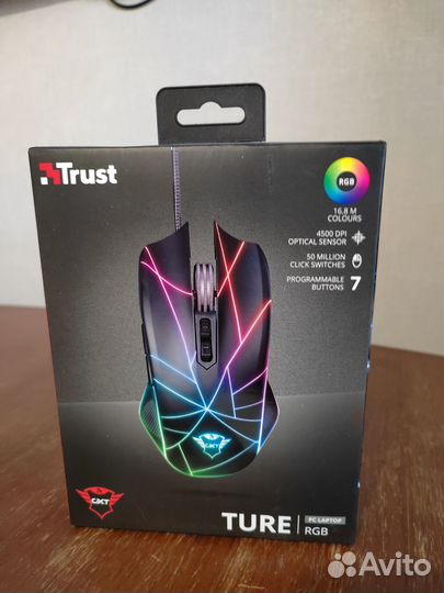 Игровая мышь Trust GXT 160X Ture Black