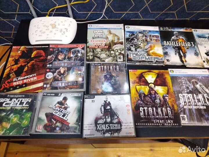 Игры на пк и DVD диски
