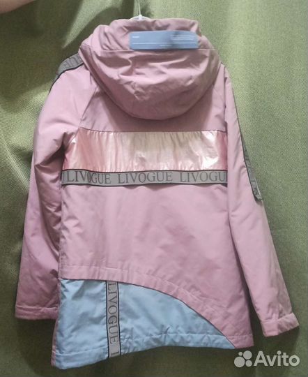 Куртка для девочки 140 розовая