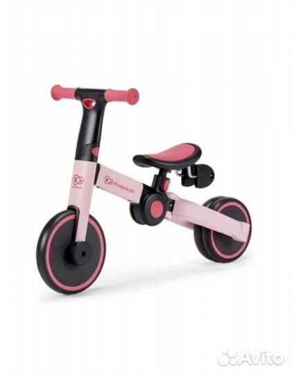 Велосипед-беговел kinderkraft candy pink