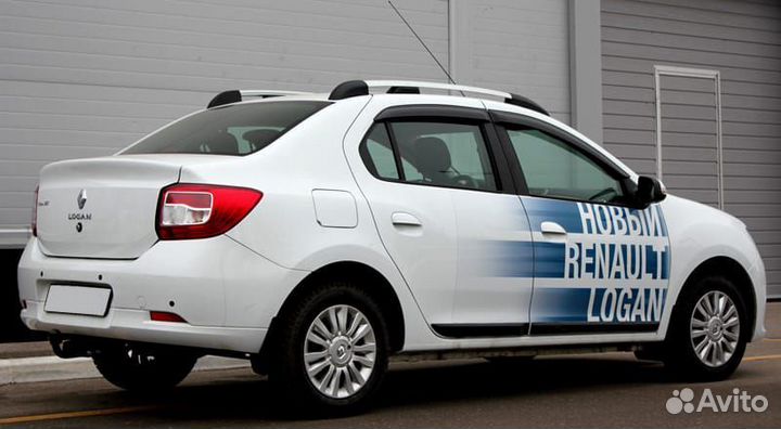 Рейлинги на крышу Renault Logan