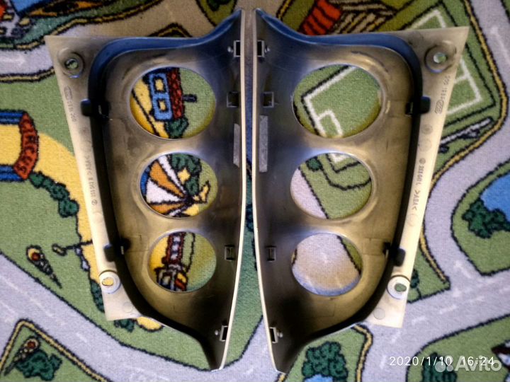 Накладки рамки фонарей smart 450 city fortwo. Сере