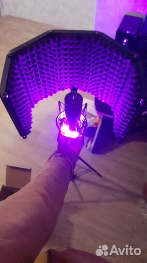 Акустический экран для микрофона 5 секции