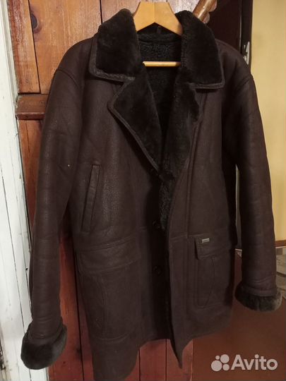 Дубленка натуральная мужская р. 52