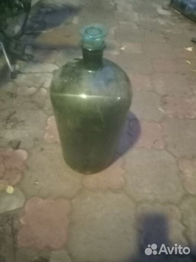 Бутылка стеклянная