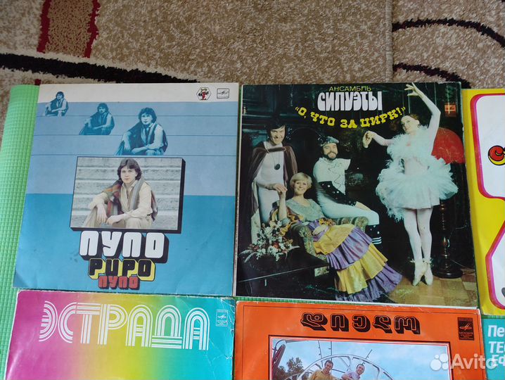 Виниловые пластинки Грампластинки за шт