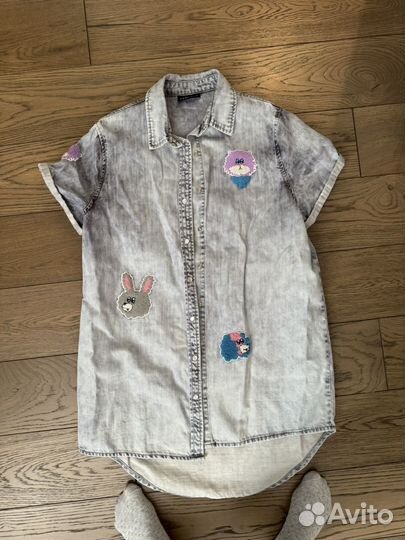 Платье рубашка lazy oaf