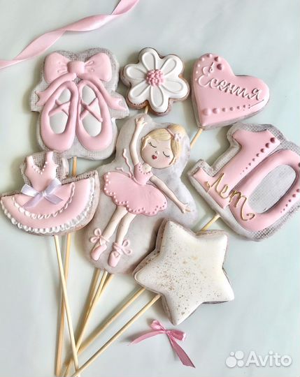 Имбирные пряники, топперы, букеты