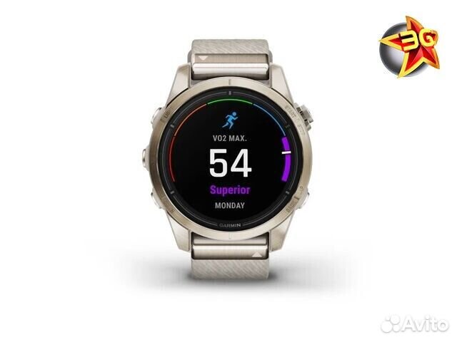 Часы Garmin epix Pro (Gen 2) Sapphire 42 mm Soft Gold