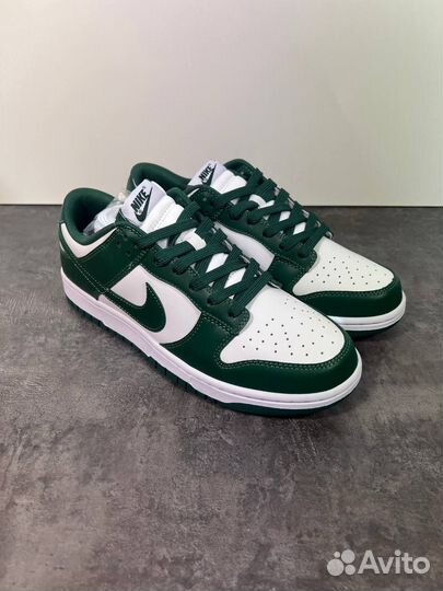 Кроссовки Nike Dunk Low White Green