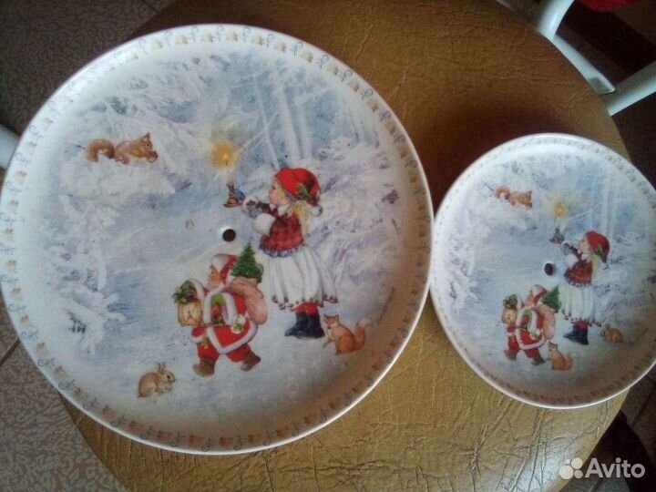 Ваза 2-х ярусная. СССР