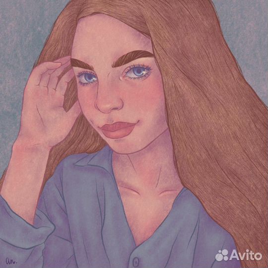 Портрет по фотографии (digital art)