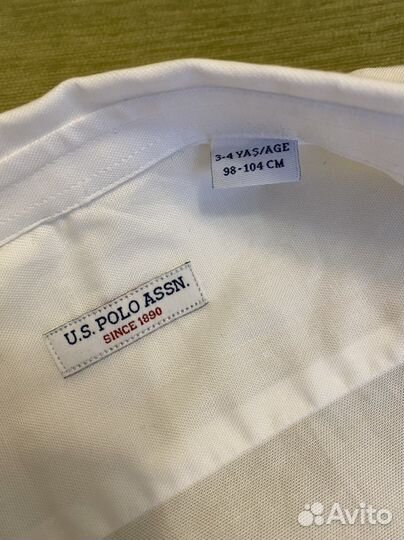 Рубашка us polo детская
