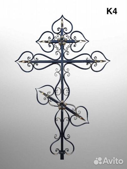 Крест на могилу кр4