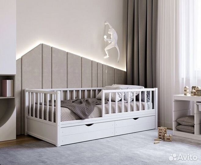 Кровать детская из массива бука