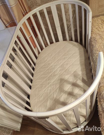 Детская кровать овальная/круглая 8в1