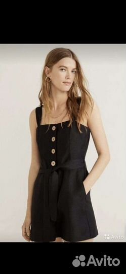 Комбинезон льняной Mango