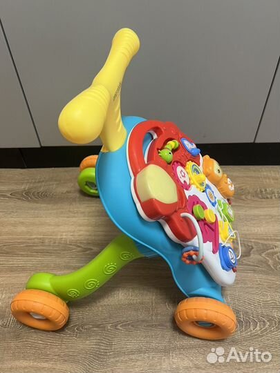 Ходунки каталка 3 в 1 amaro baby study walker