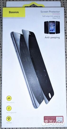 Baseus iPhone 7 plus/8 plus стекло